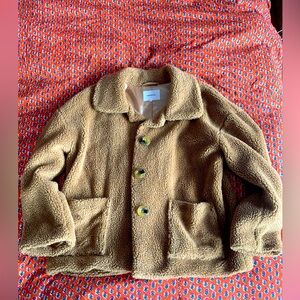 Emerson Fry Brown Teddy Jacket